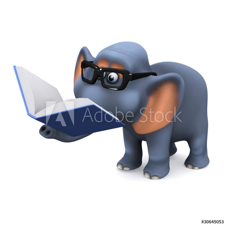 3d Elephant will never forget this book